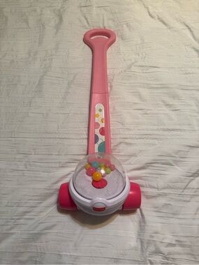 Fisher-Price Pink Push-Along Ball Popper Walker